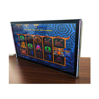 Aristocrat Hot Gaming Серебряный цвет PCAP Multi Touch Капацитивный сенсорный экран 23 дюйма с боковым и краевым светодиодом
