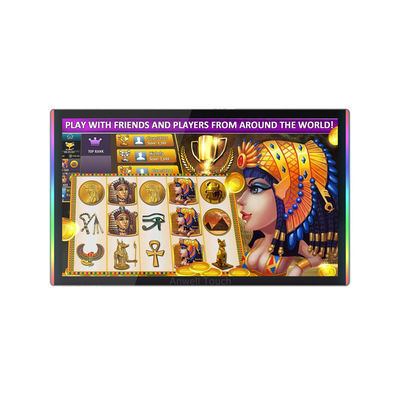 Aristocrat Hot Gaming Серебряный цвет PCAP Multi Touch Капацитивный сенсорный экран 23 дюйма с боковым и краевым светодиодом