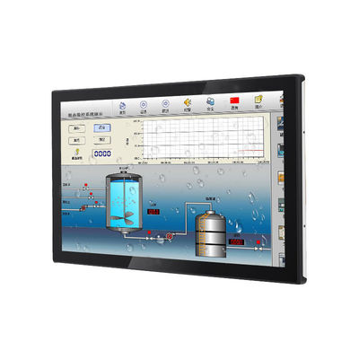 Встроенный 21,5 дюймовый тонкий плоский LCD монитор Dvi VGA Капацитивный PCAP сенсорный монитор