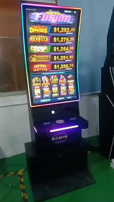 Кривой PCPA сенсорный игровой автомат Базовый шкаф Умный игровой сенсорный монитор Металл 43 дюйма