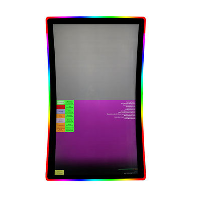 Многоприкосновный Pcap Touch Display 43 дюймовый изогнутый сенсорный экран Дисплей 5ms 16.7M