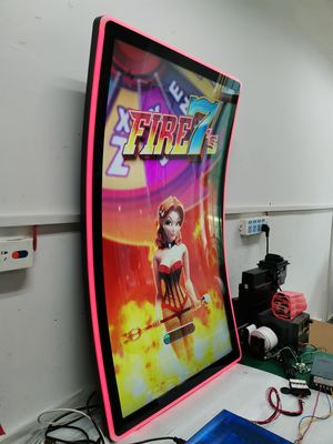 Многоприкосновный Pcap Touch Display 43 дюймовый изогнутый сенсорный экран Дисплей 5ms 16.7M