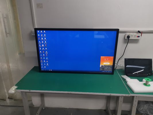 55 дюймов Ультра-отзывчивый 5ms инфракрасный игровой автомат Монитор с сенсорным экраном с безупречной 10-точечной точностью